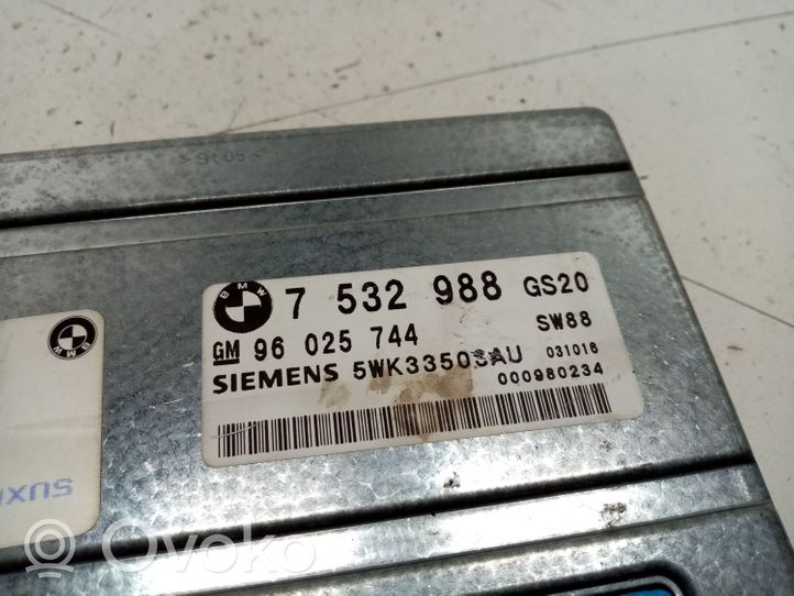 BMW X5 E53 Module de contrôle de boîte de vitesses ECU 7532988