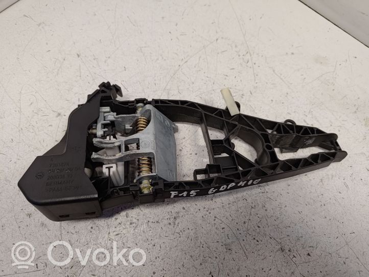 BMW X5 F15 Support extérieur, poignée de porte arrière 7381874