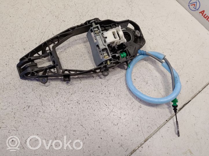 BMW 3 G20 G21 Support extérieur, poignée de porte arrière 2642732