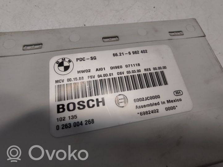 BMW 3 E92 E93 Pysäköintitutkan (PCD) ohjainlaite/moduuli 66206982402