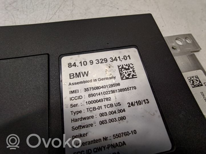 BMW 3 F30 F35 F31 Puhelimen käyttöyksikkö/-moduuli 84109329341