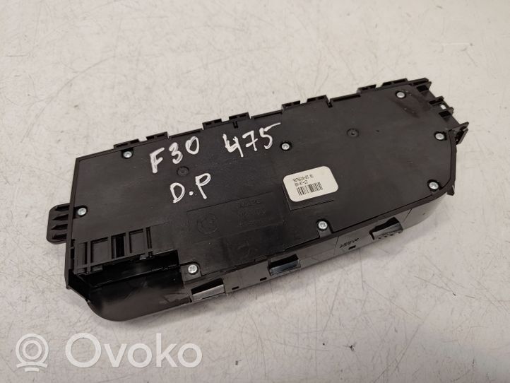 BMW 3 F30 F35 F31 Interruttore di controllo del sedile 9276618