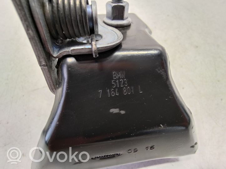 BMW X5 E70 Anello/gancio chiusura/serratura del vano motore/cofano 7164801