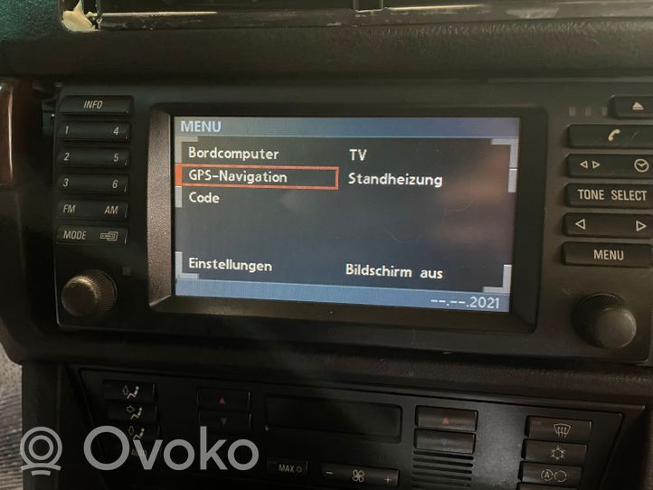 BMW 5 E39 Radija/ CD/DVD grotuvas/ navigacija 65526916610