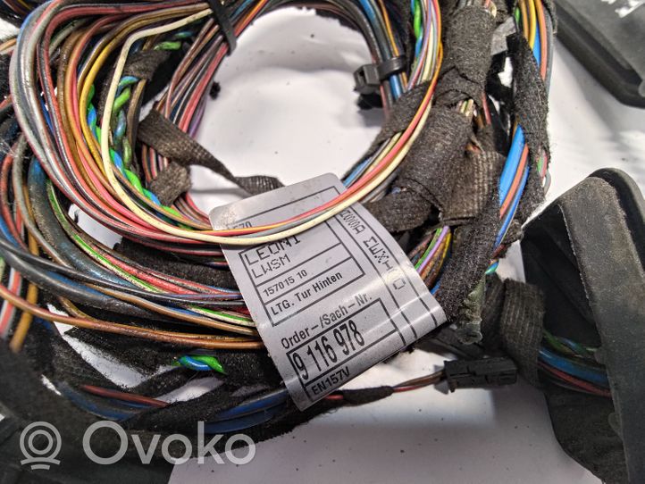 BMW X5 E70 Rear door wiring loom 9116978