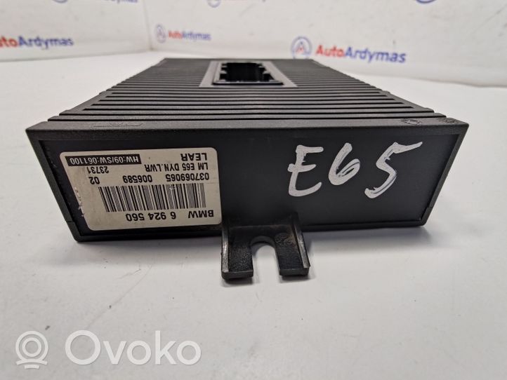 BMW 7 E65 E66 Module d'éclairage LCM 6924560