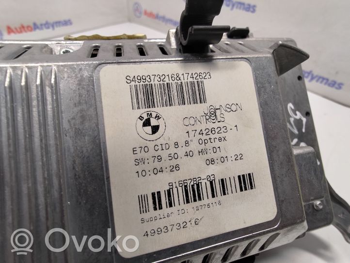 BMW X5 E70 Monitori/näyttö/pieni näyttö 9166782