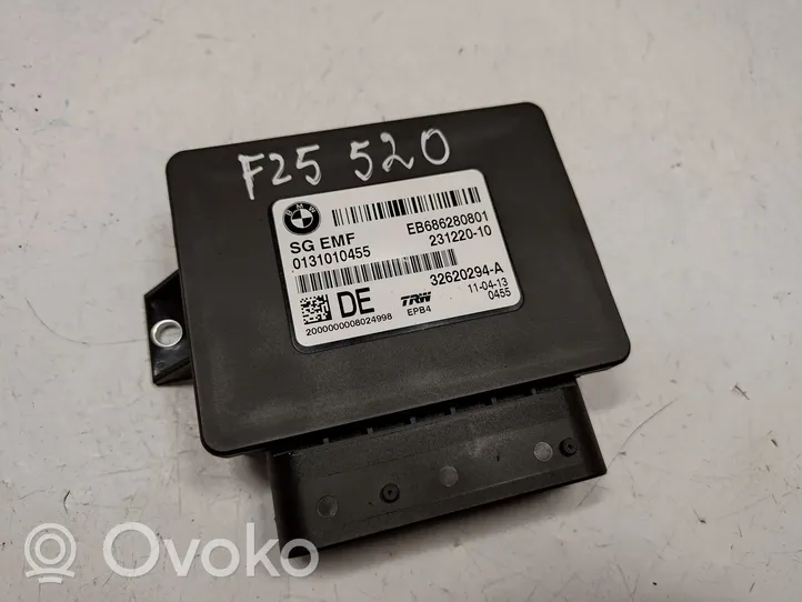 BMW X3 F25 Moduł / Sterownik hamulca postojowego EMF 6862808