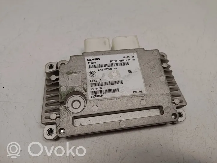 BMW 5 E60 E61 Pārnesumkārbas reduktora vadības bloks 27607567803