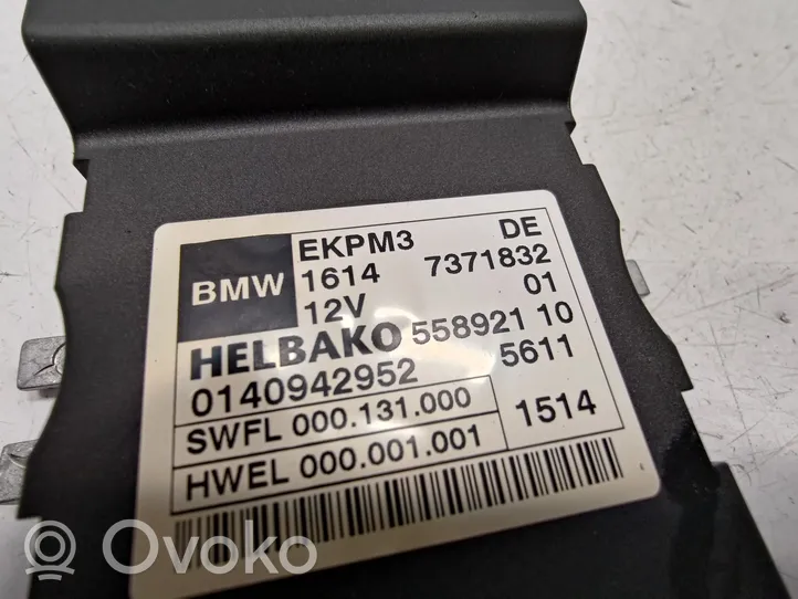 BMW 3 GT F34 Degalų (kuro) siurblio valdymo blokas 16147371832