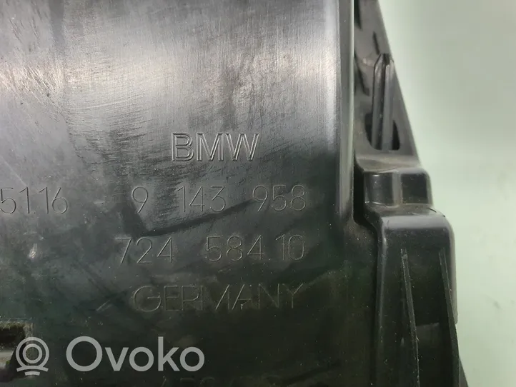 BMW 7 F01 F02 F03 F04 Boite à gants 9143958