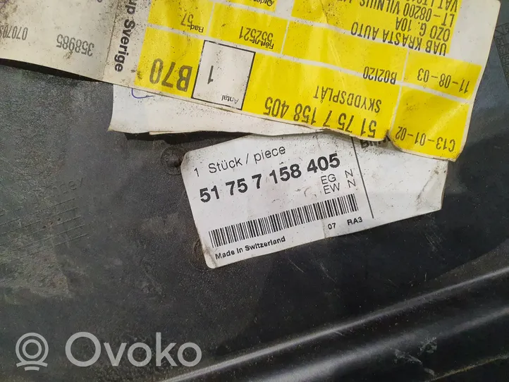 BMW X5 E70 Osłona tylna podwozia 7158405