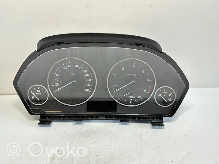 BMW 3 F30 F35 F31 Compteur de vitesse tableau de bord 9372487