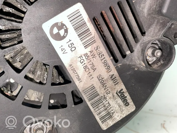 BMW 3 F30 F35 F31 Generatore/alternatore 7605061