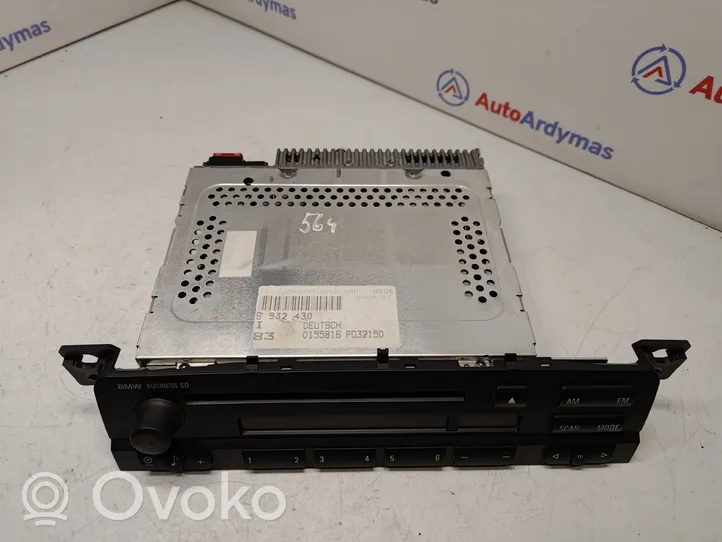 BMW 3 E46 Radio/CD/DVD/GPS-pääyksikkö 65126932430