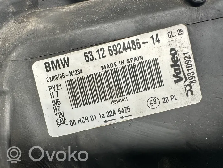 BMW 1 E81 E87 Lampa przednia 6924486