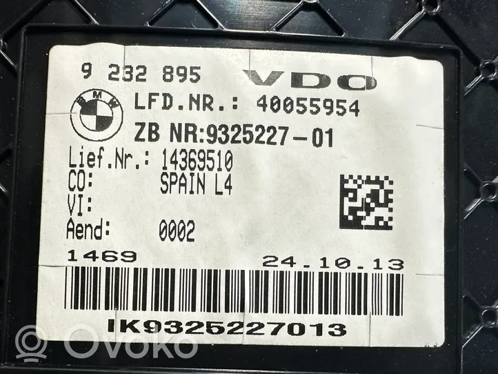 BMW 4 F32 F33 Tachimetro (quadro strumenti) 9325227