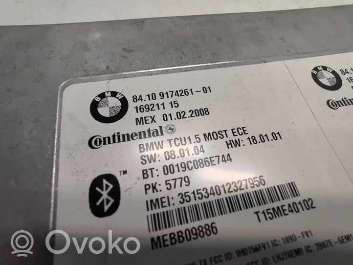 BMW 5 E60 E61 Puhelimen käyttöyksikkö/-moduuli 84109174261