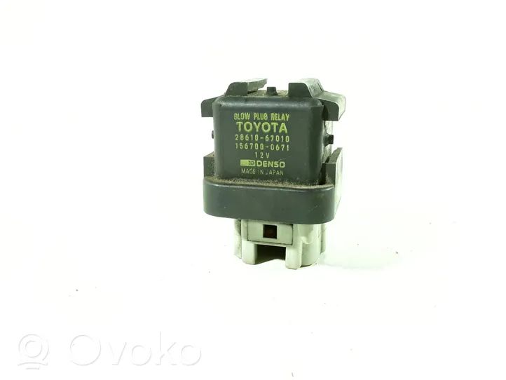 Toyota Corolla E120 E130 Przekaźnik / Modul układu ogrzewania wstępnego 2861067010