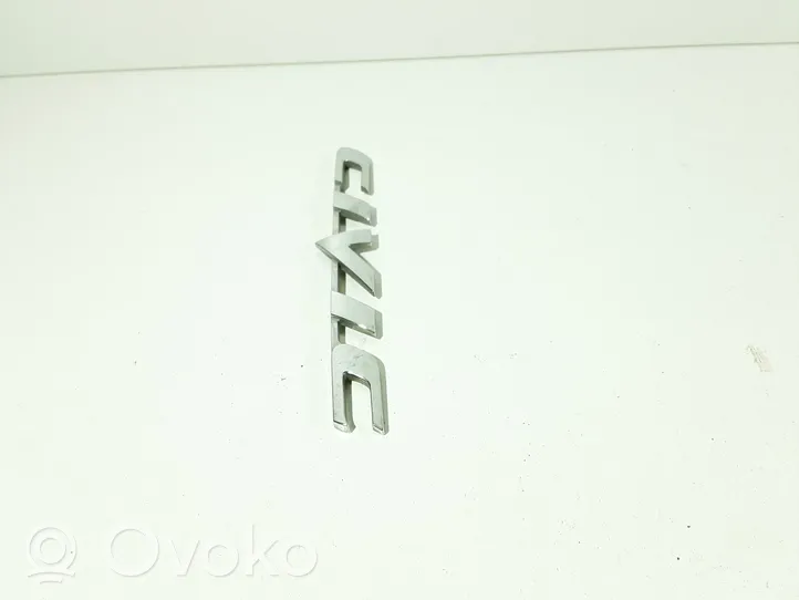 Honda Civic Emblemat / Znaczek tylny / Litery modelu 