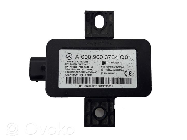 Mercedes-Benz GL X166 Module de pression des pneus A0009003704