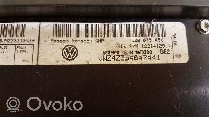 Volkswagen PASSAT B5 Amplificateur de son 3B0035456