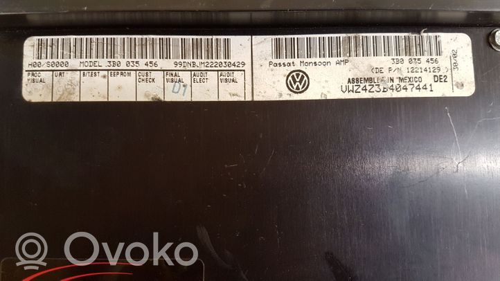 Volkswagen PASSAT B5 Amplificateur de son 3B0035456