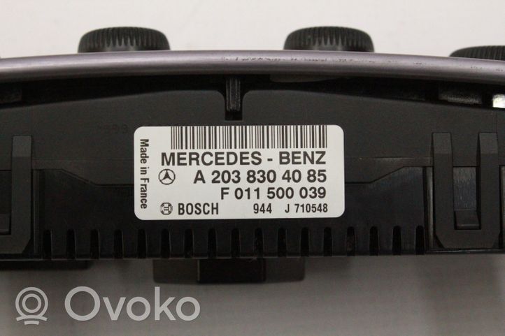 Mercedes-Benz CLC CL203 Interruttore ventola abitacolo A2038304085