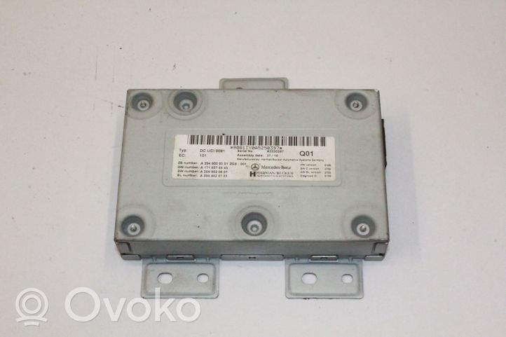 Mercedes-Benz E W212 Videon ohjainlaite A2049009301