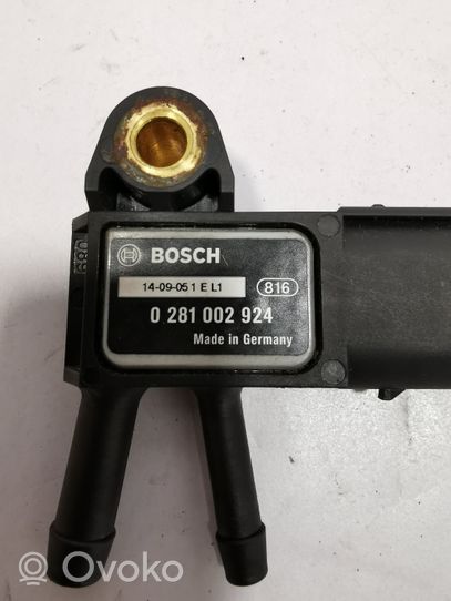 Mercedes-Benz S W221 Sensore di pressione dei gas di scarico 0281002924