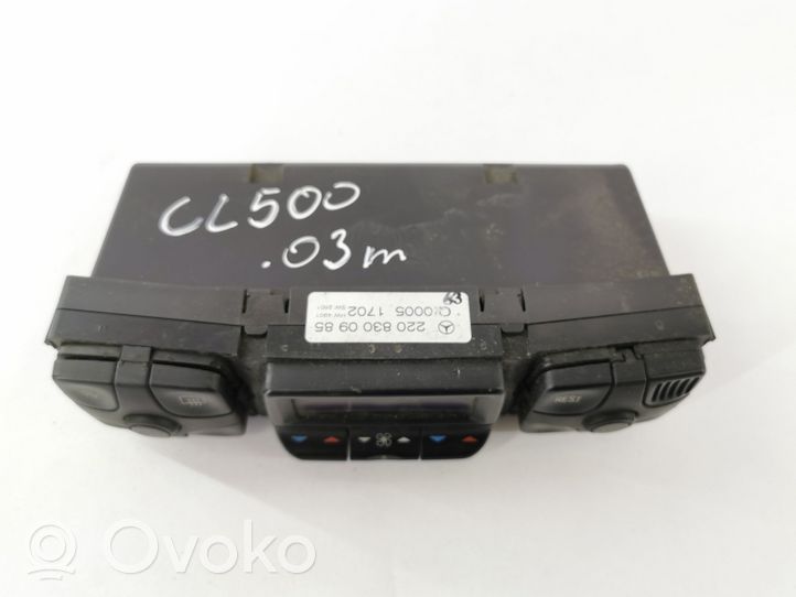 Mercedes-Benz CLC CL203 Interruttore ventola abitacolo A2208300985