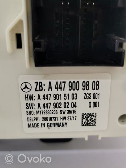 Mercedes-Benz Vito Viano W447 Korin keskiosan ohjainlaite A4479009808