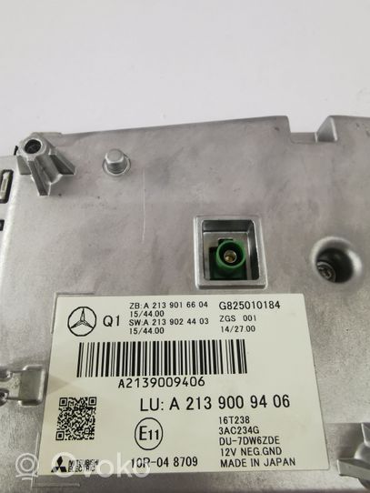 Mercedes-Benz E W213 Monitori/näyttö/pieni näyttö A2139009406