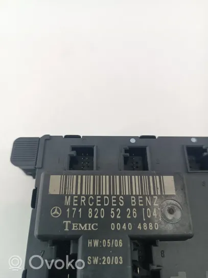 Mercedes-Benz SLK R171 Durų elektronikos valdymo blokas A1718205226