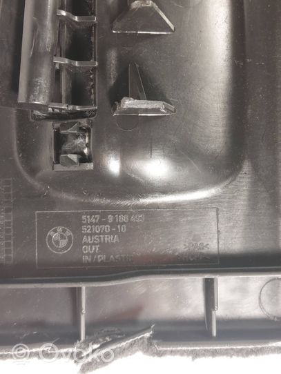 BMW 5 F10 F11 Dolny panel schowka koła zapasowego 9168493