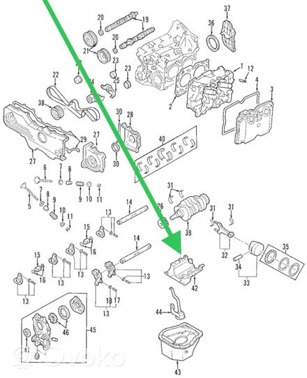 Subaru Legacy Karteris 10915AA010