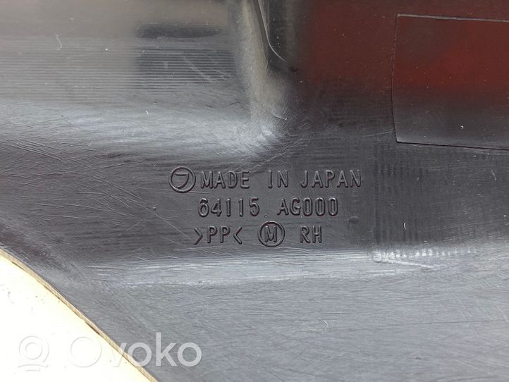 Subaru Outback Cache rail de siège conducteur avant 64115AG000JC
