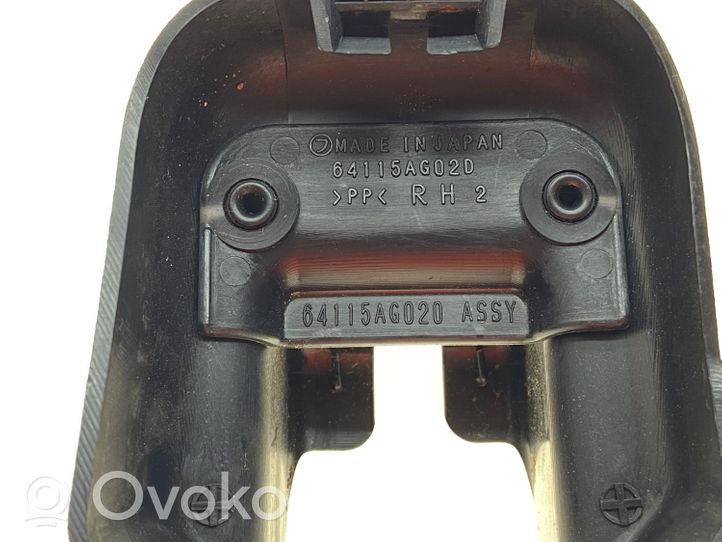 Subaru Legacy Cache rail de siège conducteur avant 64115AG020