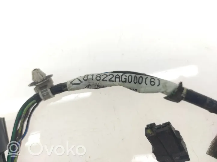 Subaru Legacy Faisceau de câblage de porte arrière 81822AG000