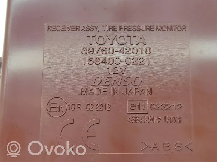 Toyota RAV 4 (XA30) Centralina della pressione pneumatico 8976042010