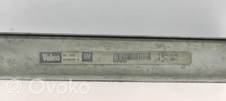 Opel Vectra C Radiador del refrigerante 24418343