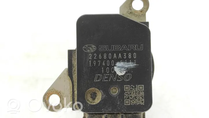 Subaru Legacy Caudalímetro de flujo del aire 22680AA380