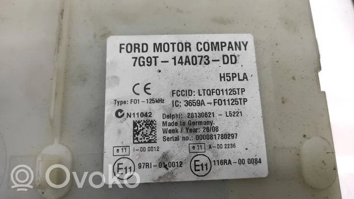 Ford Mondeo MK IV Moottorinohjausyksikön sarja ja lukkosarja 7G9T14A073DD