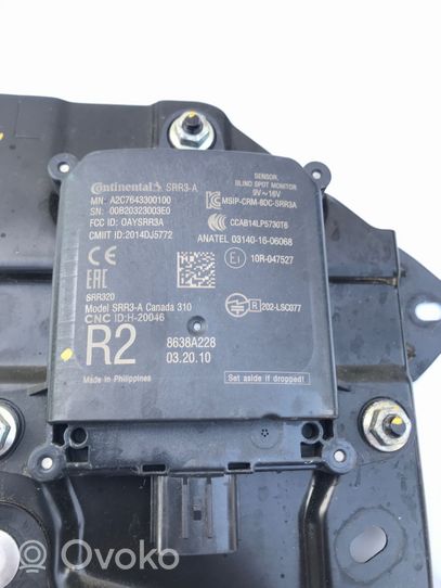 Mitsubishi Outlander Radarsensor Totwinkel Spurwechsel A2C7643300100