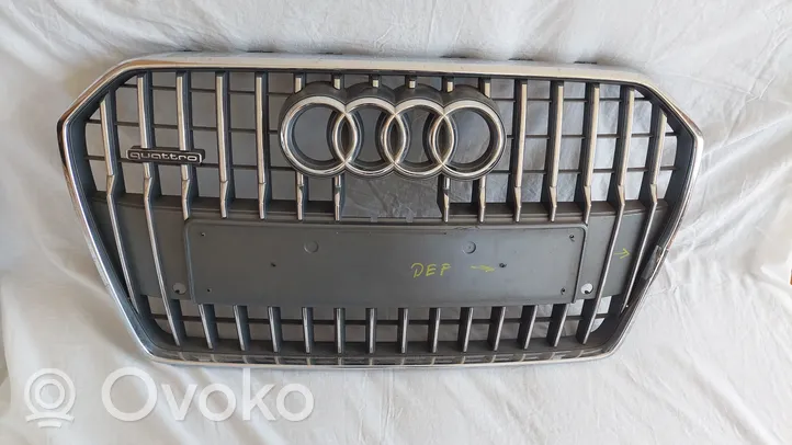 Audi A6 Allroad C7 Grille calandre supérieure de pare-chocs avant 4G0853653Q