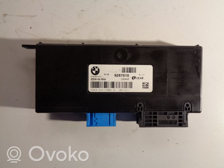 BMW 5 F10 F11 Door central lock control unit/module 9267515