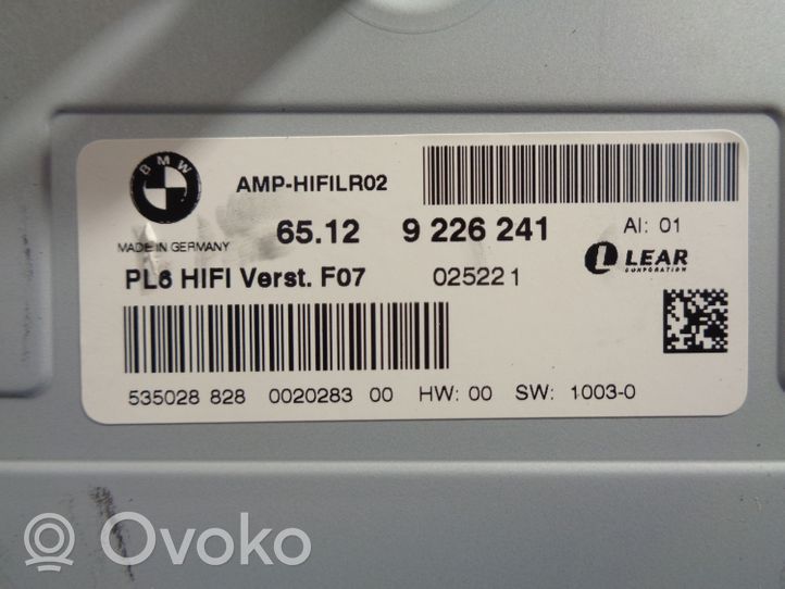 BMW 7 F01 F02 F03 F04 Kit sistema audio 9226241