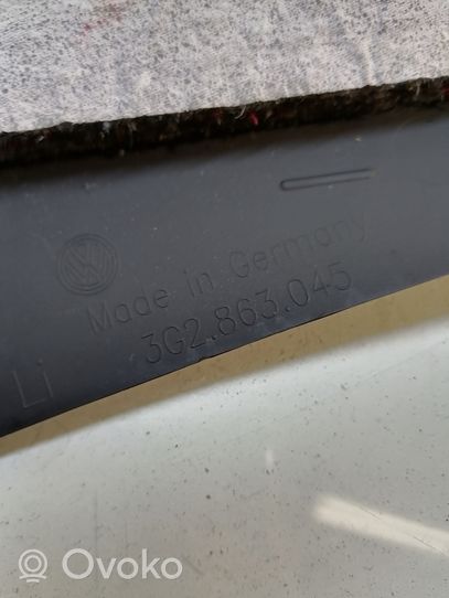 Volkswagen PASSAT B8 Osłona boczna tunelu środkowego 3G2863045