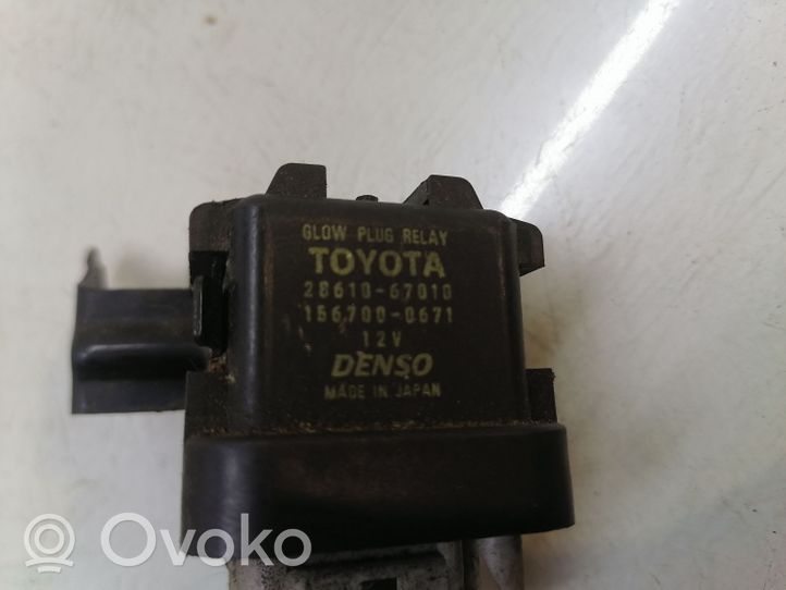 Toyota Prius (XW20) Relè preriscaldamento candelette 2861067010