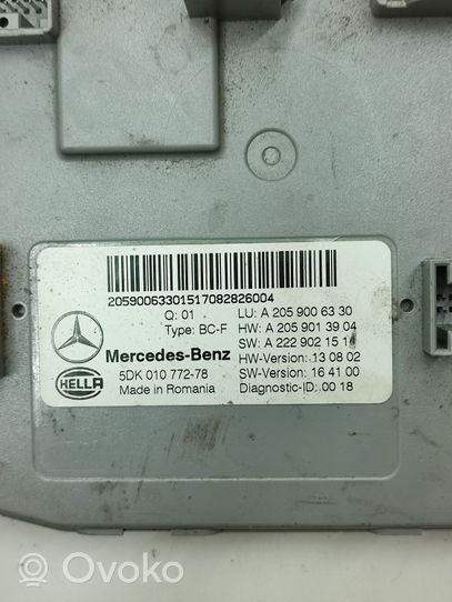 Mercedes-Benz C W205 Module confort A2059006360